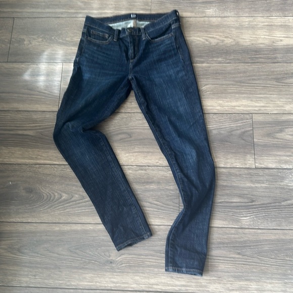 Gap denim true skinny 27 regular free bonus black pair same size - Picture 2 of 14